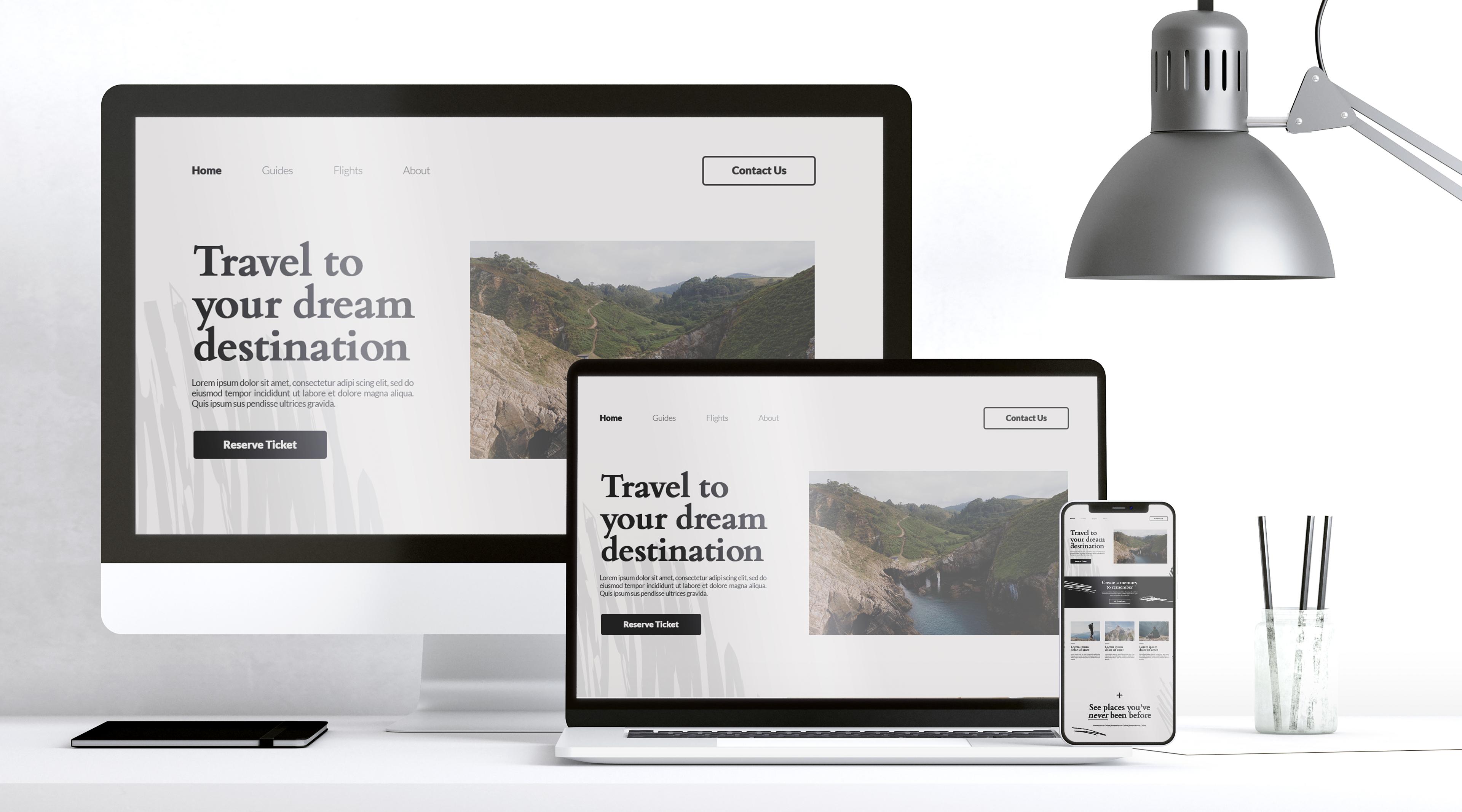 Desenvolvimento de sites e landing pages